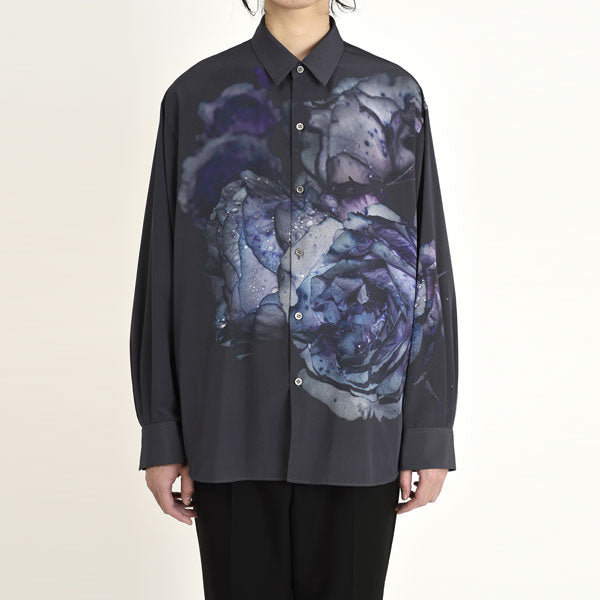 DECHINE BIG SHIRT INKJET (RAIN FLOWER)
