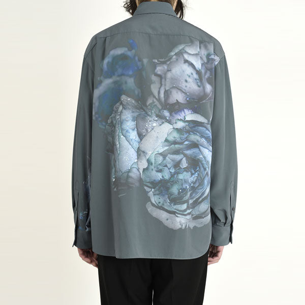 DECHINE BIG SHIRT INKJET (RAIN FLOWER)