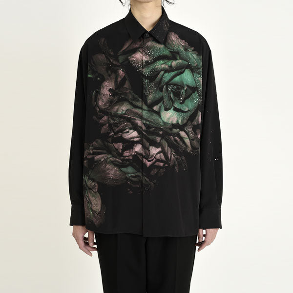 DECHINE BIG SHIRT INKJET (RAIN FLOWER2)