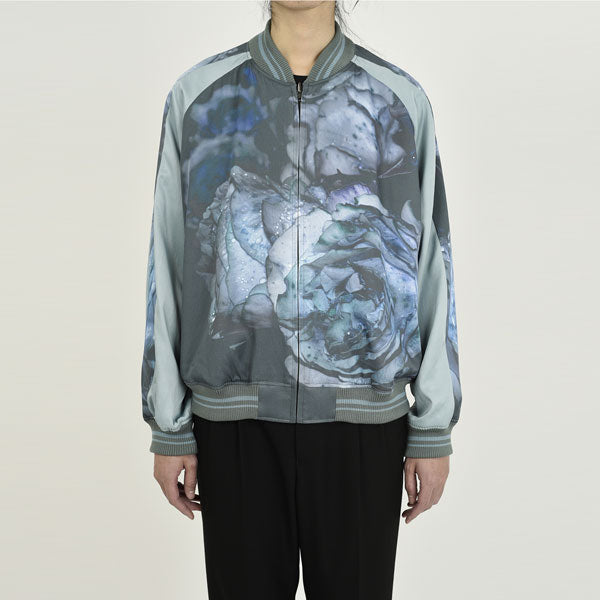 R/C SATIN REVERSIBLE BLOUSON (RAIN FLOWER)