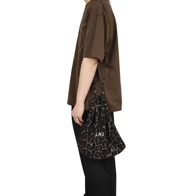 DRAWSTRING BAG (LEOPARD)