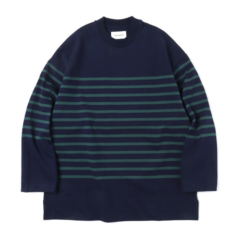 BOX Tee LONG SLEEVES ORGANIC COTTON BORDER