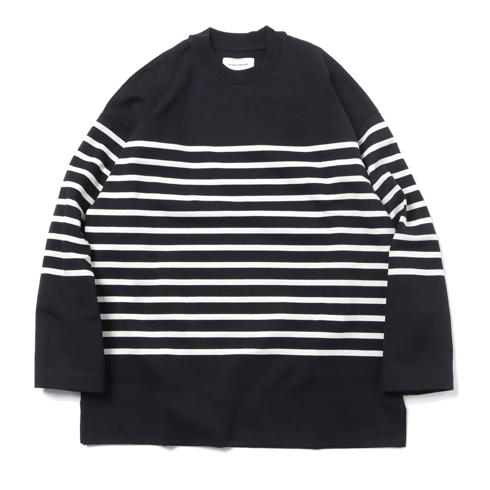 BOX Tee LONG SLEEVES ORGANIC COTTON BORDER