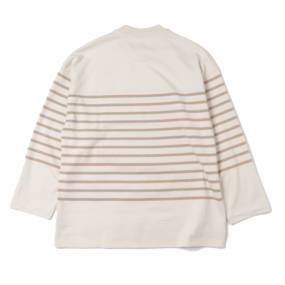 BOX Tee LONG SLEEVES ORGANIC COTTON BORDER