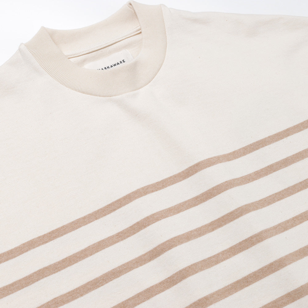 BOX Tee LONG SLEEVES ORGANIC COTTON BORDER