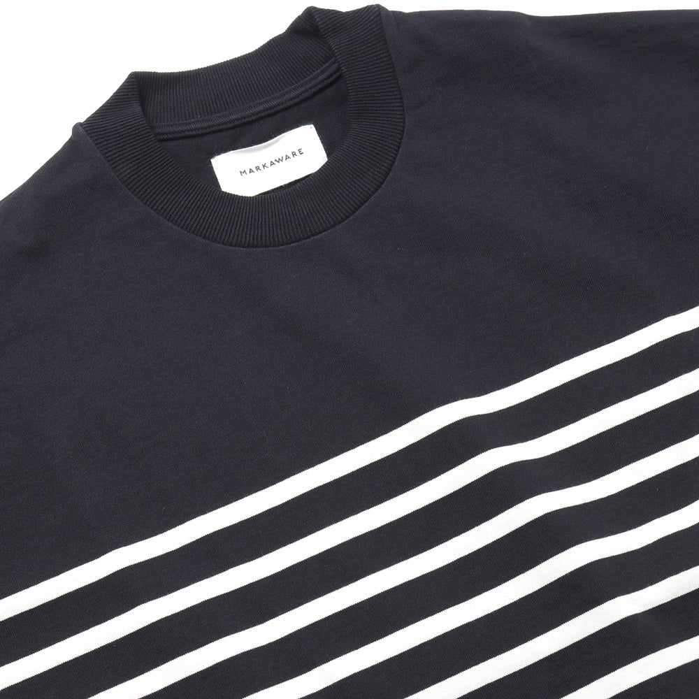 BOX Tee LONG SLEEVES ORGANIC COTTON BORDER