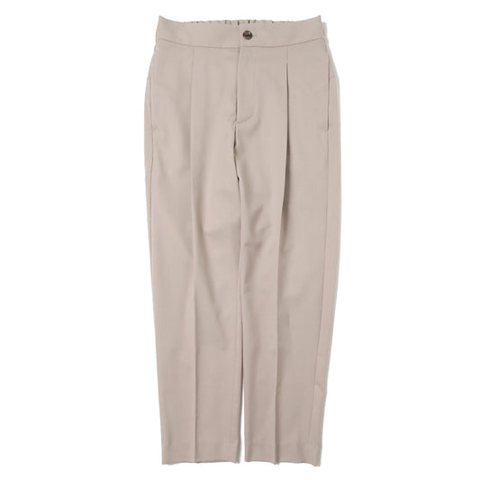  WO/PE STRETCH GABARDINE TAPERED FIT EASY TROUSERS  