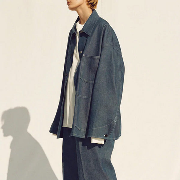 HYPER BIG 10oz BLUE SHUTTLE DENIM 13STARS US MILITARY COVER ALL