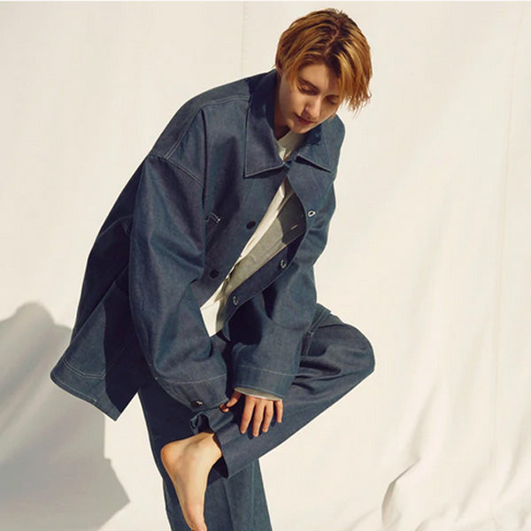 HYPER BIG 10oz BLUE SHUTTLE DENIM 13STARS US MILITARY COVER ALL