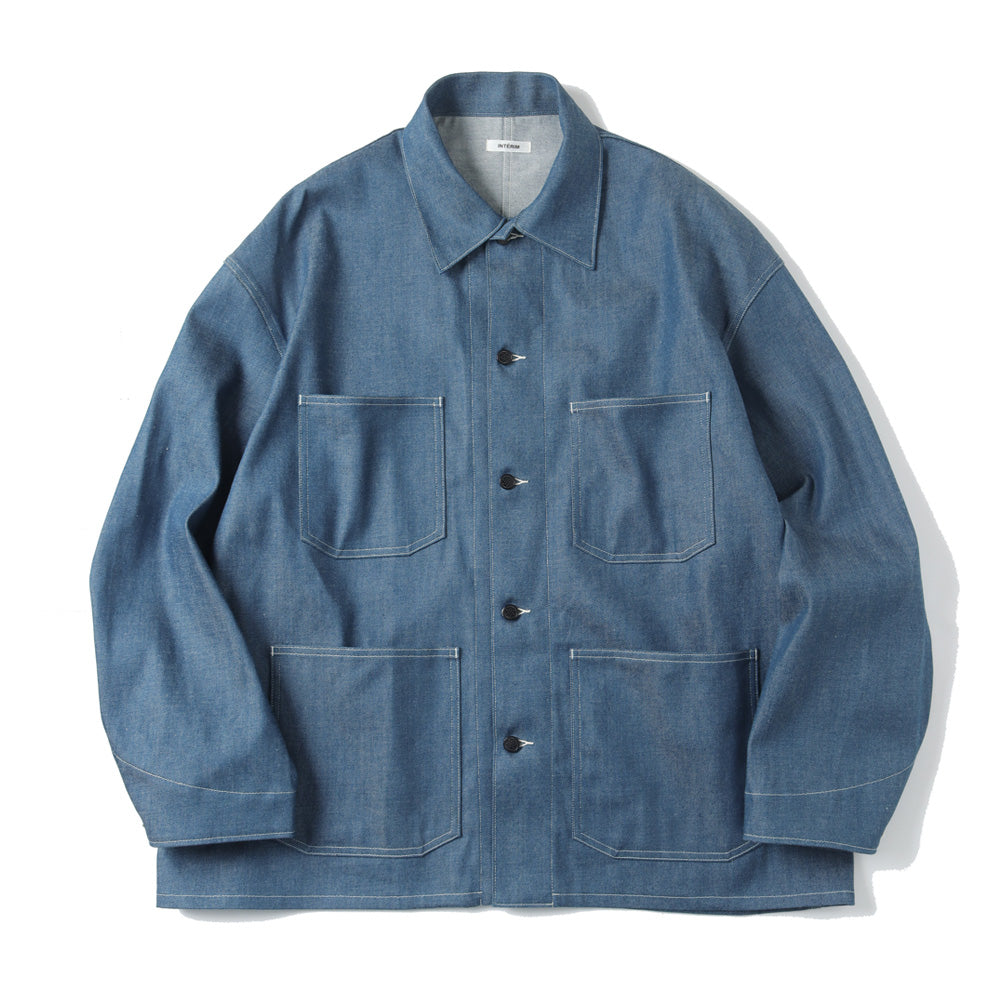 HYPER BIG 10oz BLUE SHUTTLE DENIM 13STARS US MILITARY COVER ALL