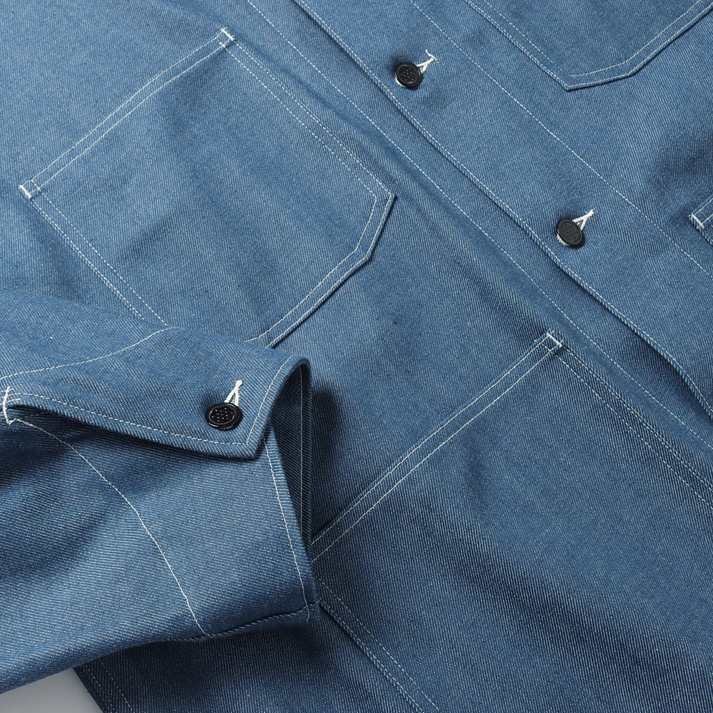 HYPER BIG 10oz BLUE SHUTTLE DENIM 13STARS US MILITARY COVER ALL