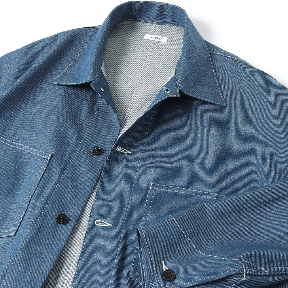 HYPER BIG 10oz BLUE SHUTTLE DENIM 13STARS US MILITARY COVER ALL