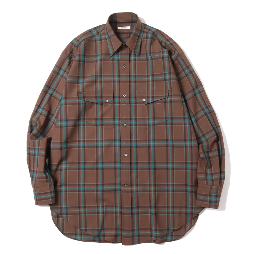 HYPER BIG WATER REPELLENT CHECK LONG HORN WEATERN SHIRTS