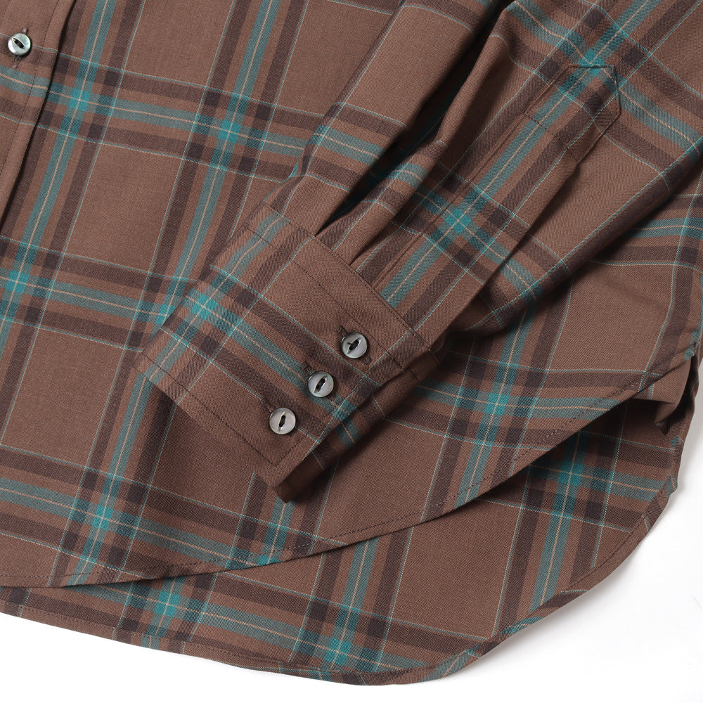 HYPER BIG WATER REPELLENT CHECK LONG HORN WEATERN SHIRTS
