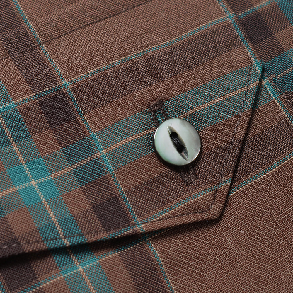 HYPER BIG WATER REPELLENT CHECK LONG HORN WEATERN SHIRTS