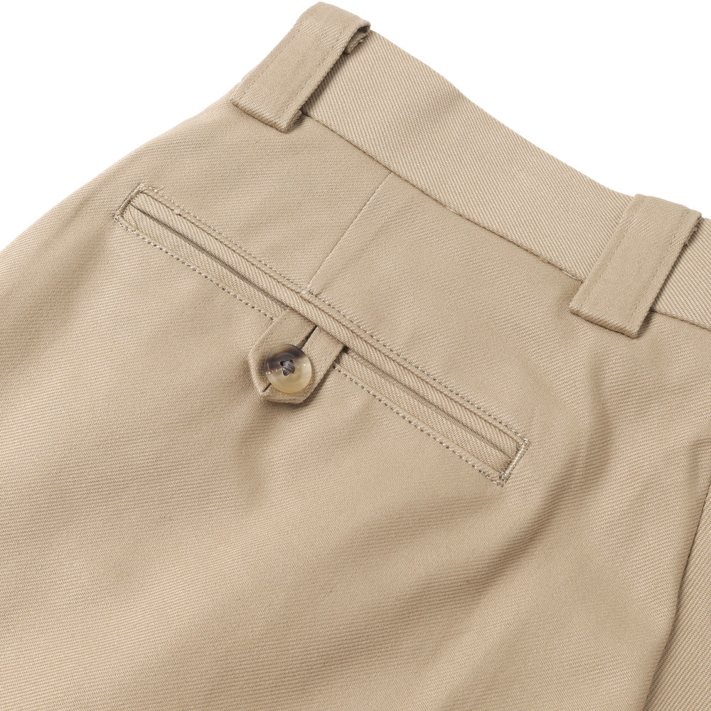 FRENCH ARMY CHINO 1-TUCK BAGGY SLACKS