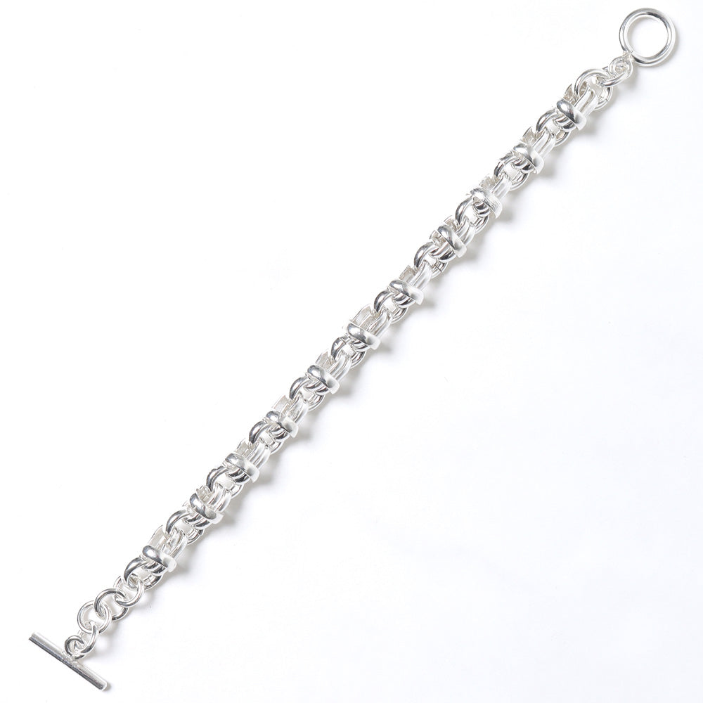 TAXCO SILVER CHAIN BRACELET-H type