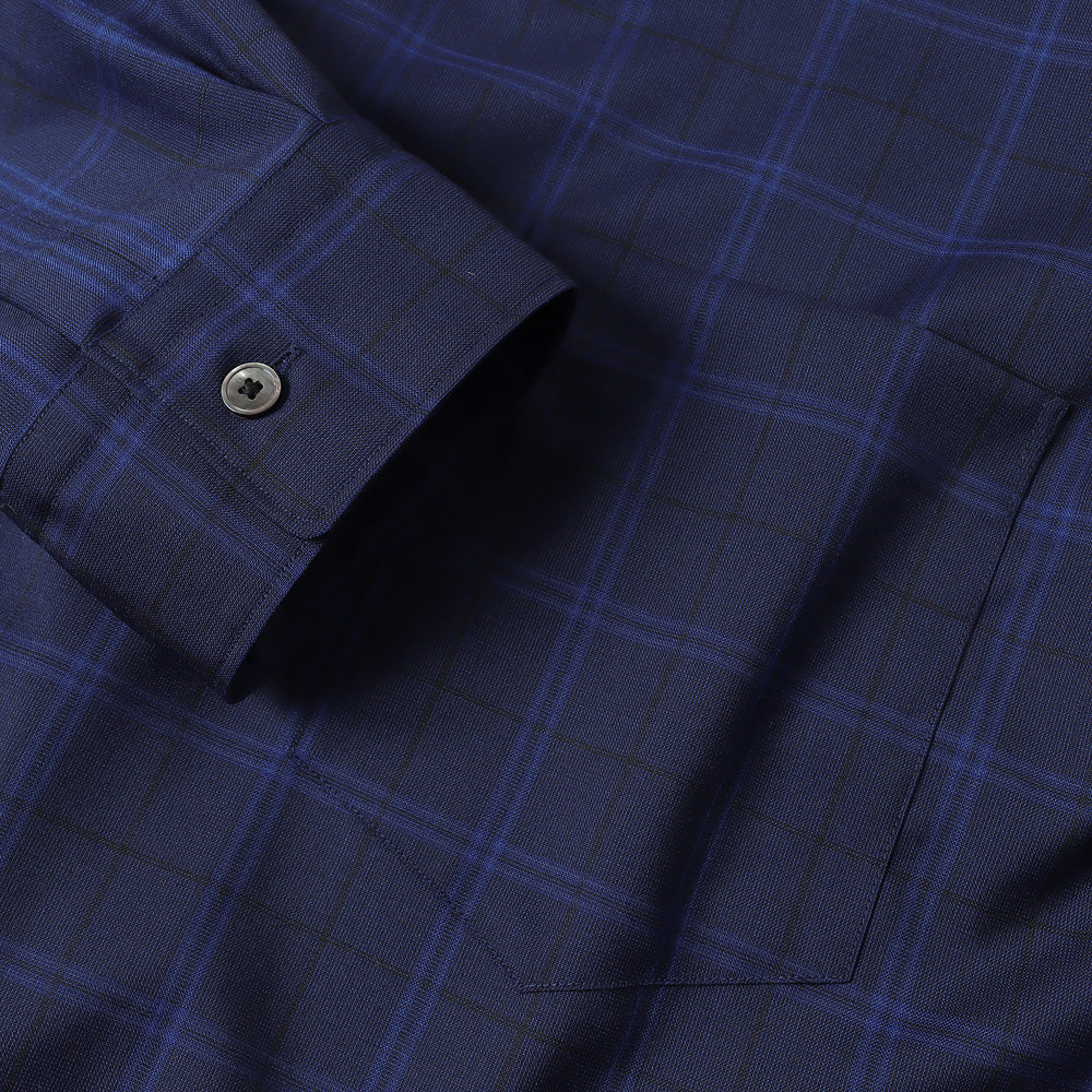 HYPER BIG CHECKED NEW ZEALAND REGULAR COLLAR SHIRT