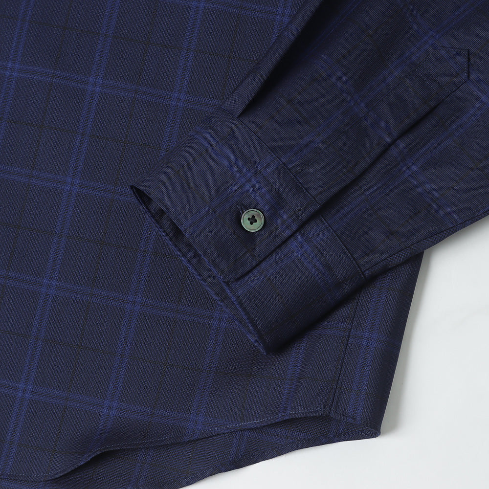 HYPER BIG CHECKED NEW ZEALAND REGULAR COLLAR SHIRT