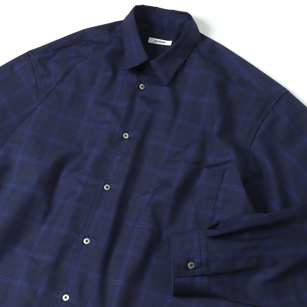 HYPER BIG CHECKED NEW ZEALAND REGULAR COLLAR SHIRT