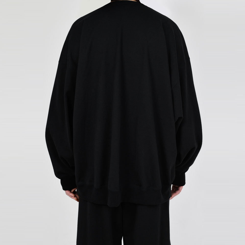 SUVIN GOLD LOOP BACK CLOTH CREW NECK PULLOVER