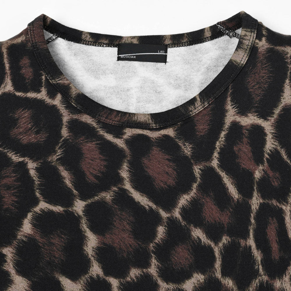 SUPER BIG T-SHIRT INKJET LEOPARD