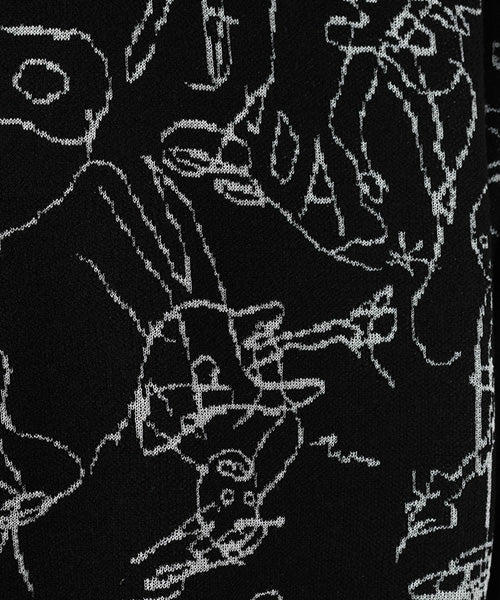 WOOL WJQ KNIT BIG VEST