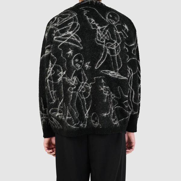 MOHAIR WJQ KNIT CARDIGAN