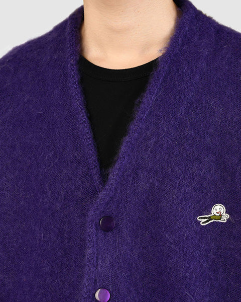 MOHAIR KNIT CARDIGAN