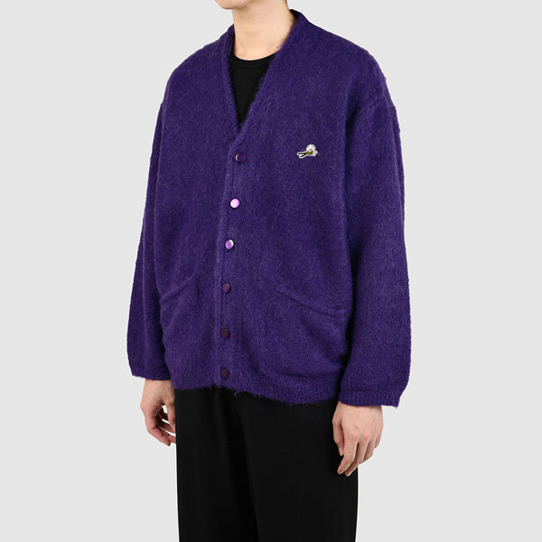 MOHAIR KNIT CARDIGAN