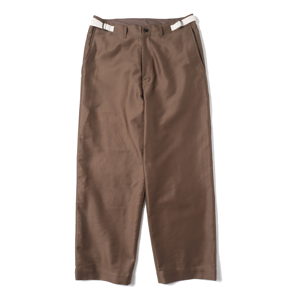 SIDE ADJUST TROUSERS ORGANIC COTTON SOFT MOLESKIN