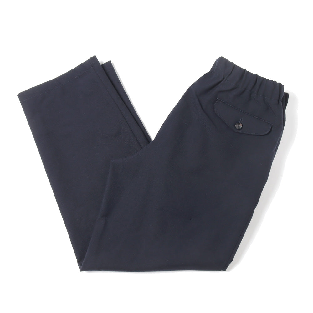 COCOON FIT EASY PANTS WOOL VINTAGE GABARDINE