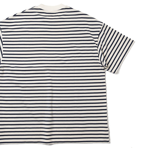 MARKAWARE-BOX Tee S/S ORGANIC COTTON BORDER-back