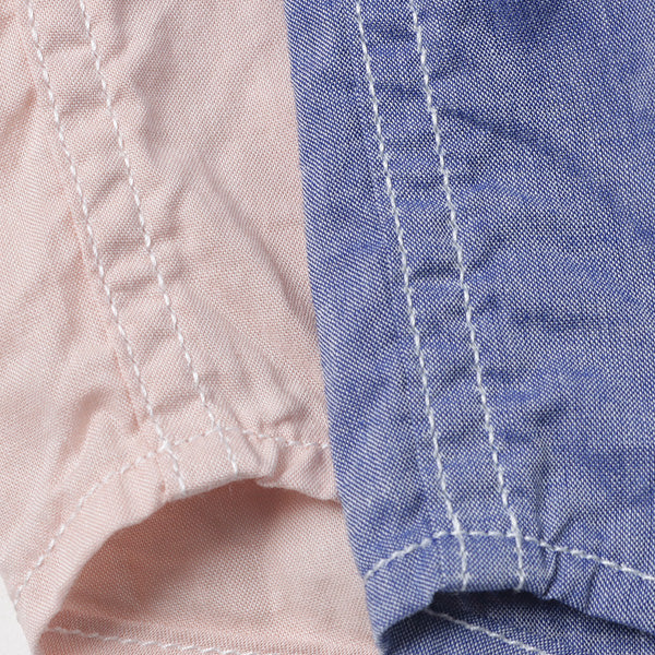 marka - BAND COLLAR WORK SHIRT ORGANIC COTTON POPLIN