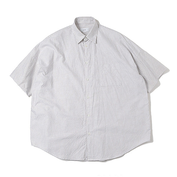 marka-WIDE SHIRT S/S ORGANIC COTTON OXFORD STRIPE