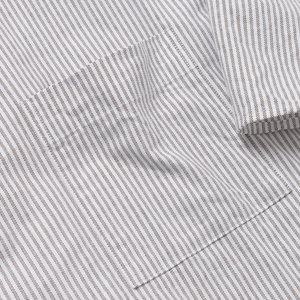 marka-WIDE SHIRT S/S ORGANIC COTTON OXFORD STRIPE