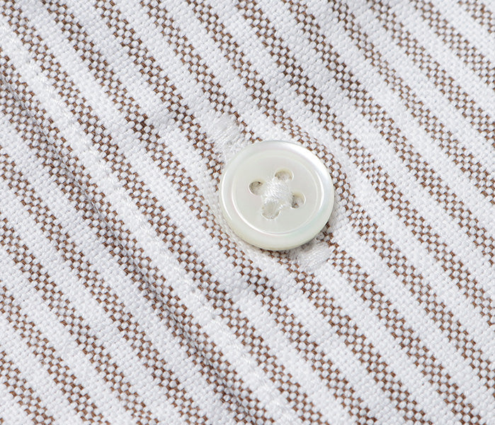 marka-WIDE SHIRT S/S ORGANIC COTTON OXFORD STRIPE