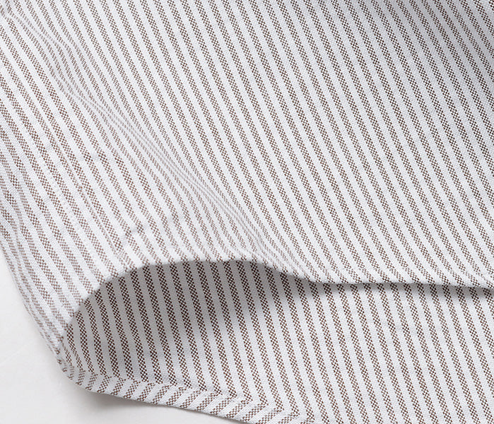 marka-WIDE SHIRT S/S ORGANIC COTTON OXFORD STRIPE