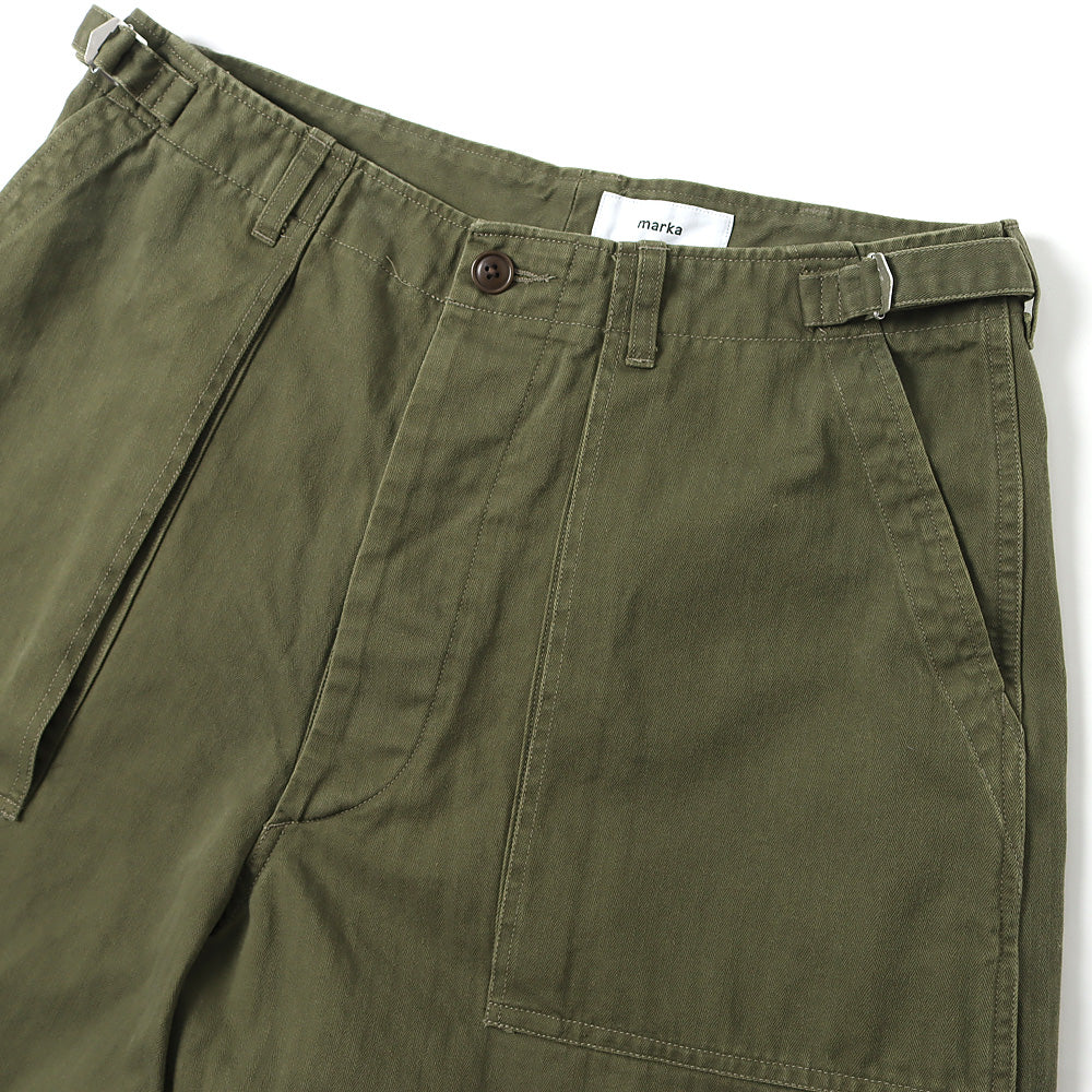 marka(マーカ) UTILITY PANTS WIDE ORGANIC COTTON HERRINGBONE Area