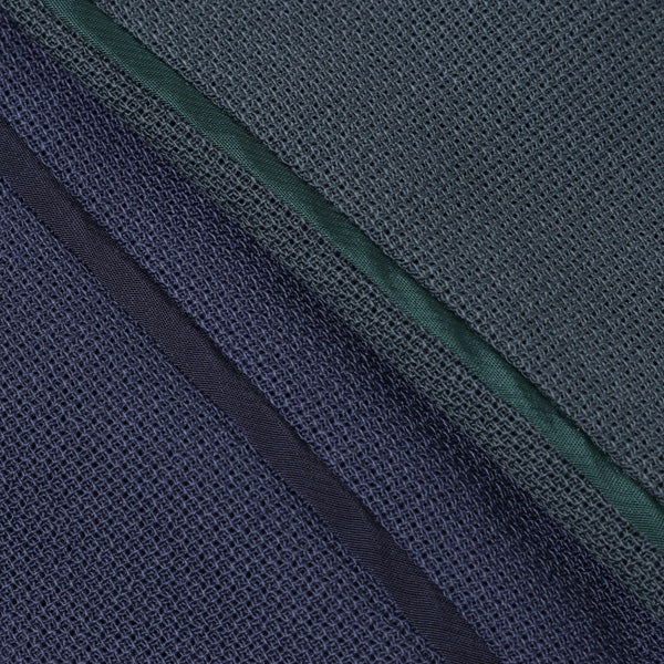 SIDE PIPING EASY PANTS RECYCLE POLYESTER WOOL MESH