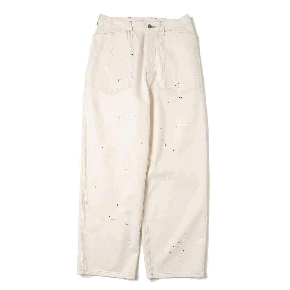 M-35 PAINTED PANTS 10oz ORGANIC COTTON DENIM