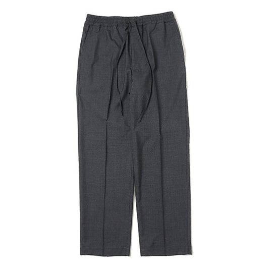  MARKAWARE-FLAT FRONT EASY PANTS SUPER120s WOOL TROPICAL  