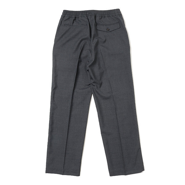 MARKAWARE-FLAT FRONT EASY PANTS SUPER120s WOOL TROPICAL