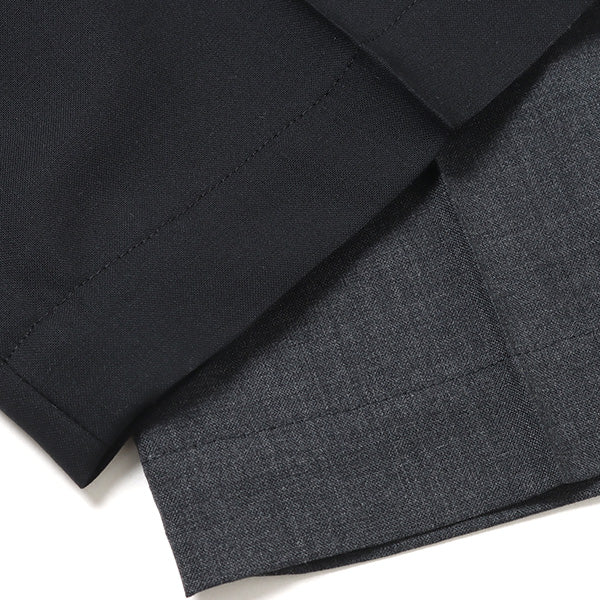 MARKAWARE-FLAT FRONT EASY PANTS SUPER120s WOOL TROPICAL