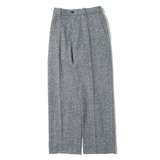  FLAT FRONT TROUSERS CASHMERE DONEGAL TWEED  