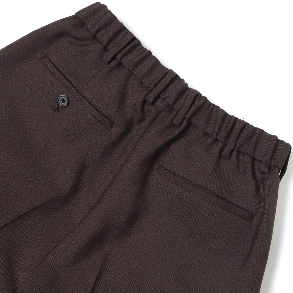 DOUBLE PLEATED TROUSERS ORGANIC WOOL HEAVY TROPICAL