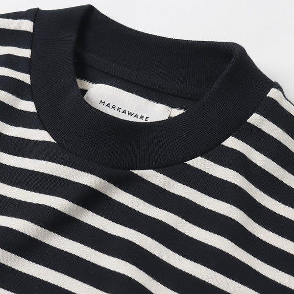 MARKAWARE-BOX Tee S/S ORGANIC COTTON BORDER-neck