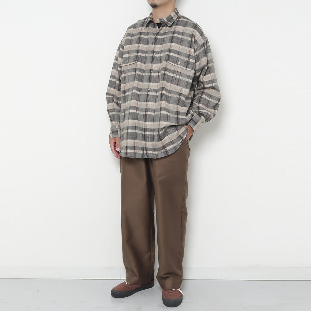 SIDE ADJUST TROUSERS ORGANIC COTTON SOFT MOLESKIN