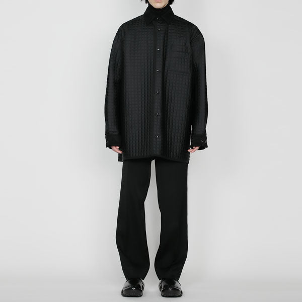 Oversized Quilt Shirt Jacket