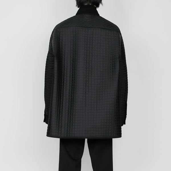 Oversized Quilt Shirt Jacket